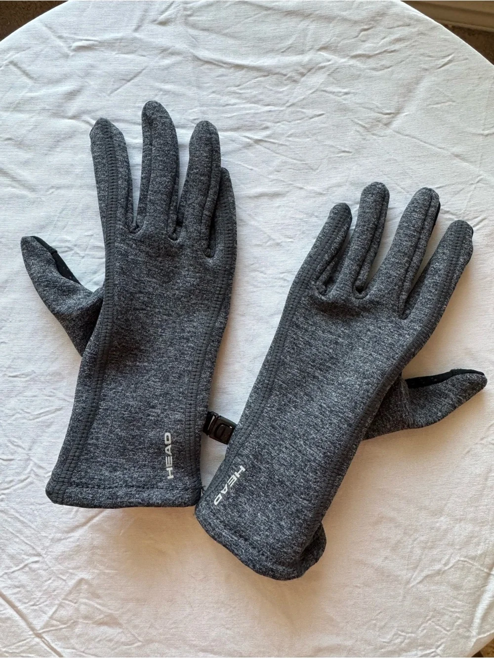 Head Charcoal Heather Touchscreen Gloves